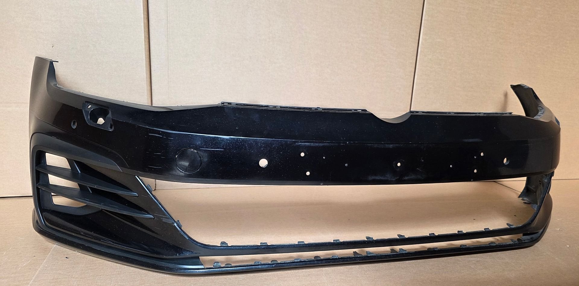 Voorbumper Volkswagen Golf 7 VII 7.5 4xPDC KLS GTI GTD VW, Auto-onderdelen, Gebruikt, -, Voor, Ophalen of Verzenden