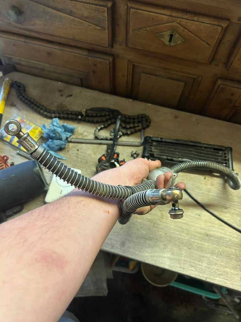 Radiateur moto, Ophalen