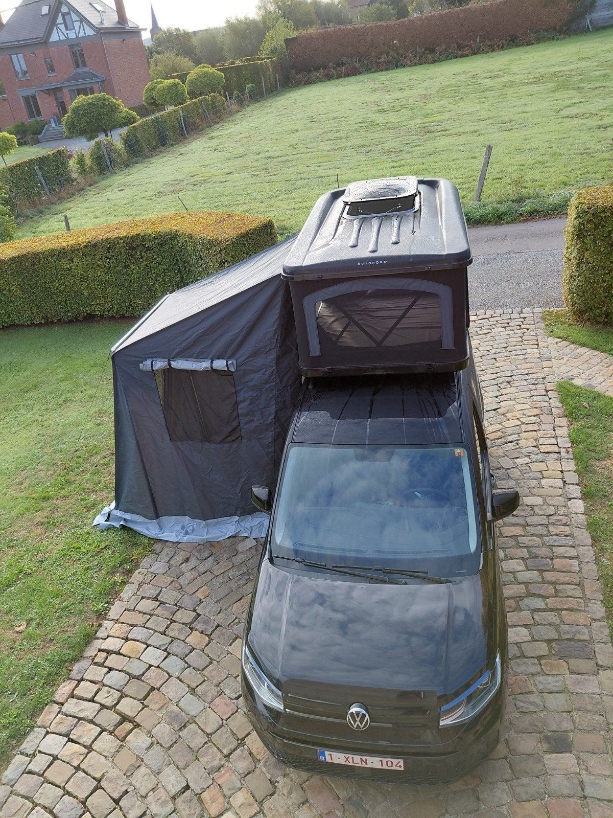 tente de toit Maggiolina Air sky 360 médium avec avancée., Enlèvement, Comme neuf