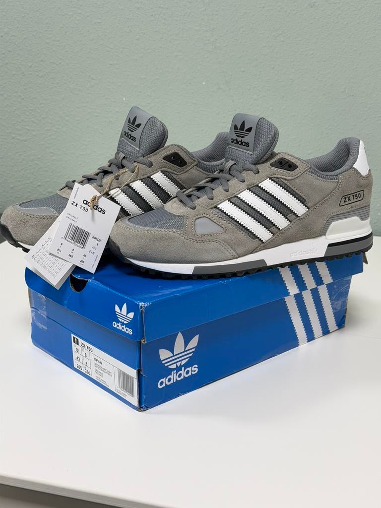 Adidas originals ZX 750 Sneakers ZX750 Grijs Maat 42 NIEUW, Overige kleuren, Nieuw, Ophalen of Verzenden, Sneakers