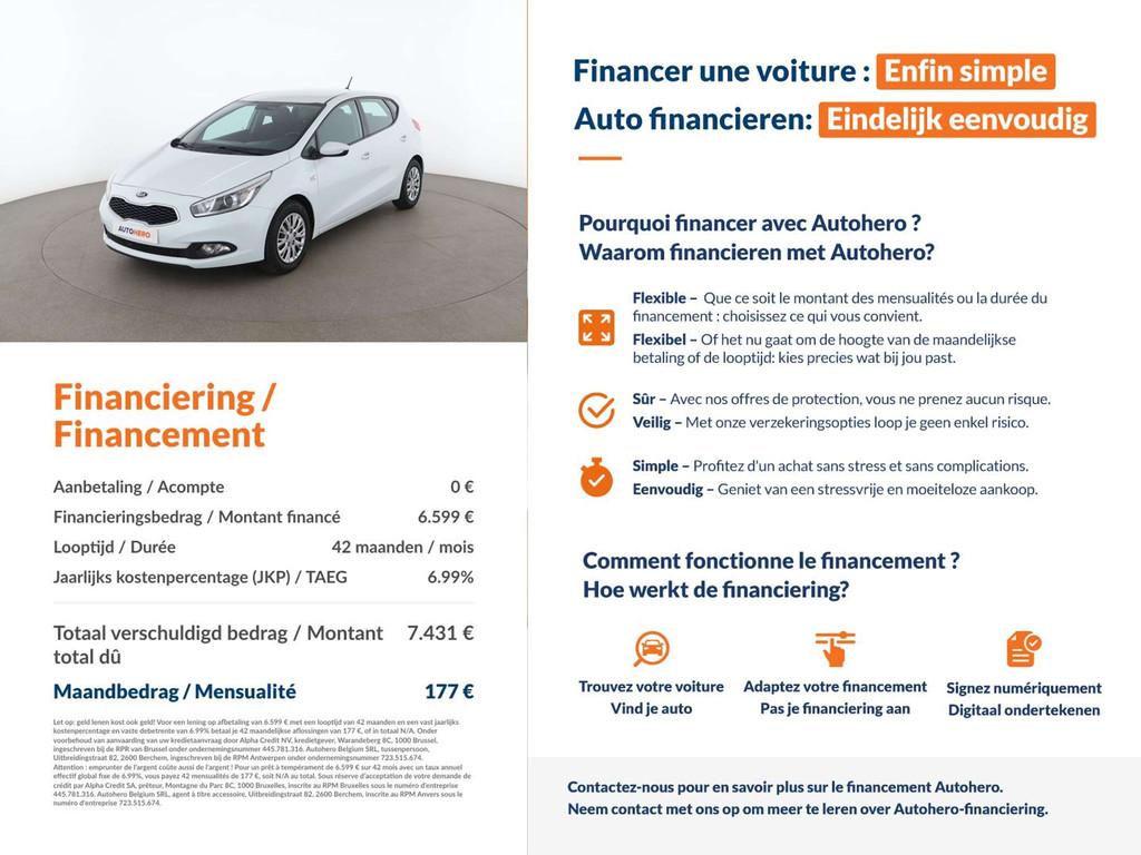 Kia Ceed / cee'd 1.4 Attract (année de construction 2015), Autos, Kia, Euro 5, 139 g/km, Boîte manuelle, 5 portes