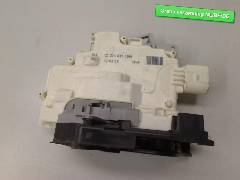 PORTIERSLOT RECHTS ACHTER Passat Variant (365) (3C4839016A), Gebruikt, Volkswagen, Volkswagen AG, Achter
