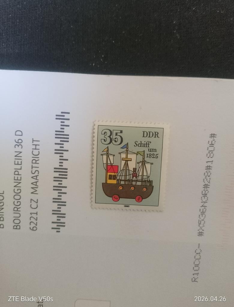 Postzegels DDR Schiff, Ophalen of Verzenden