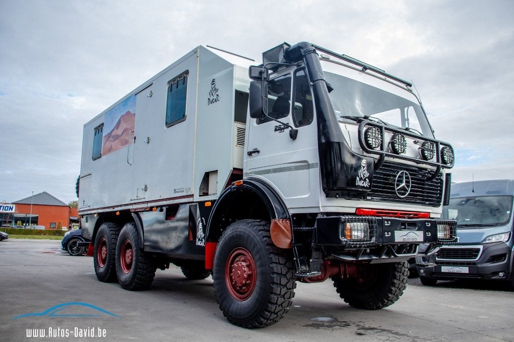 Mercedes-Benz Daimler 6X6 AK 2636 OM423 18.3L V10  4 Slaappl, Auto's, Stof, Zwart, Wit, Bedrijf