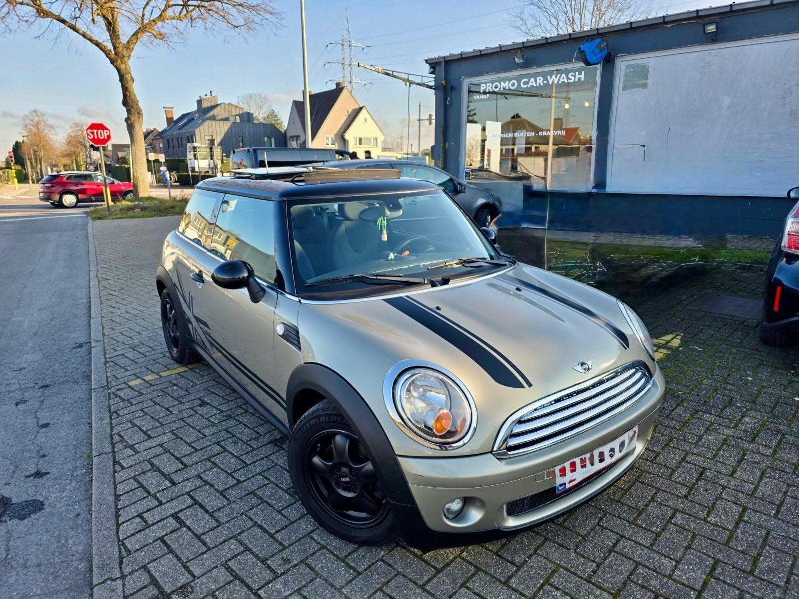 Journée panoramique à essence Mini Cooper 1.6, Beige, Particulier, Tissu, Cooper