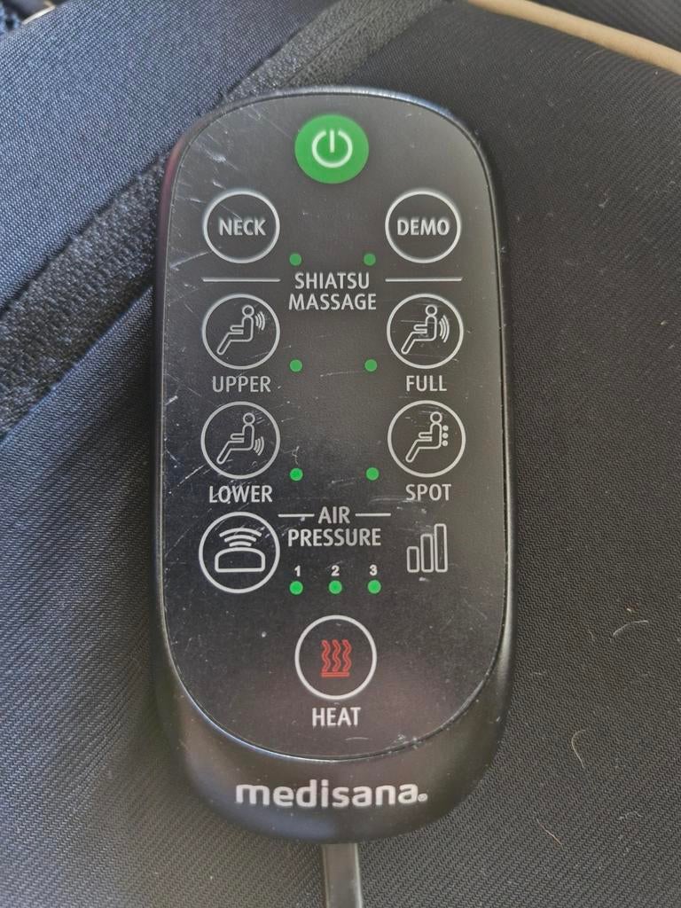 Medisana MC 825 Shiatsu, Sport en Fitness, Massageproducten, Zo goed als nieuw, Massagestoel of Kussen, Ophalen