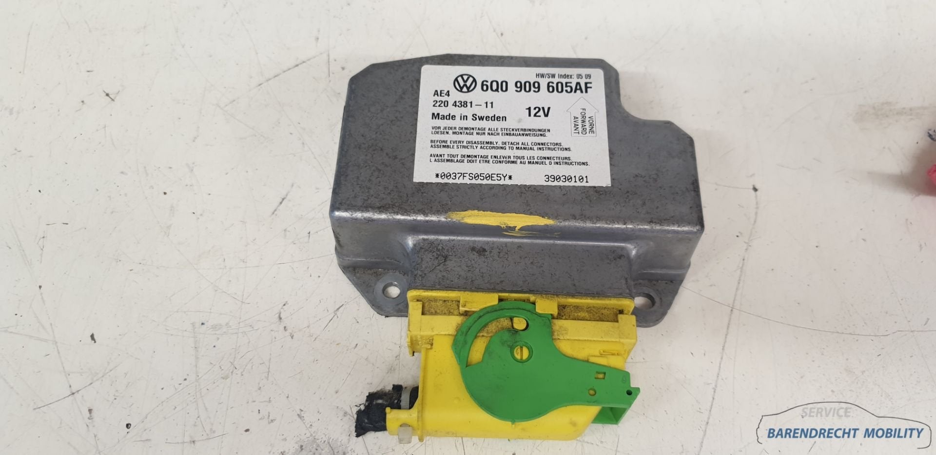 Module d'airbag VW New Beetle Cabriolet 6Q0909605AF d'origin, Volkswagen, Volkswagen AG, Vw@volkswagen.de, Utilisé