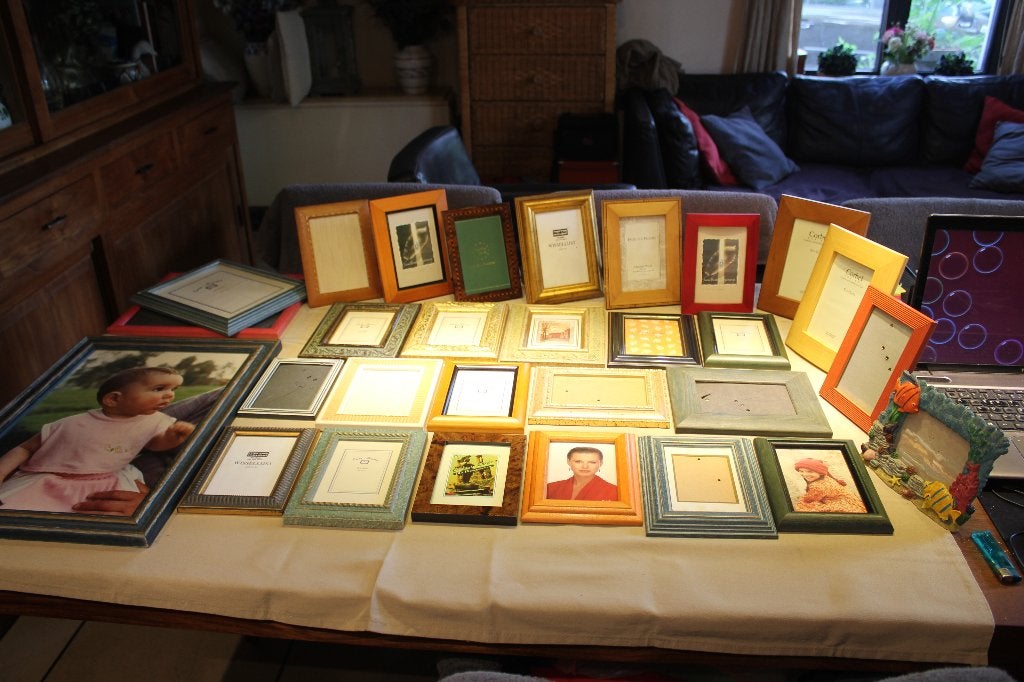 Fotokaders, Comme neuf, Enlèvement, Multicolore, Suspendu