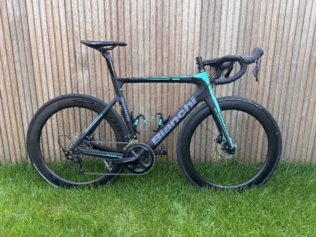 Bianchi Aria Disc met Speed 6.0 Carbon wielen, Ophalen, Zo goed als nieuw, Overige typen