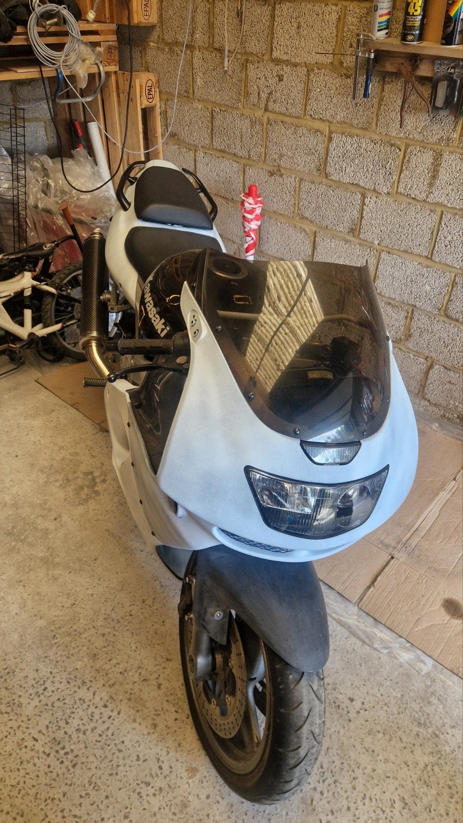 kawasaki zx9r 1996, Enlèvement