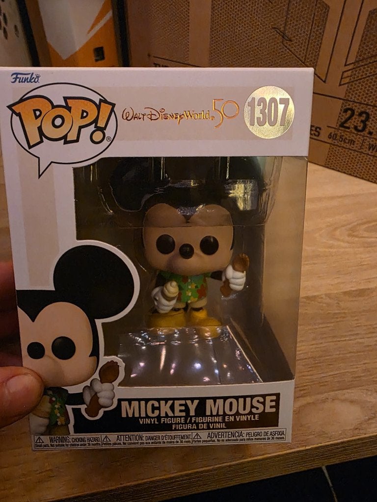 Funko pop Mickey Mouse (50th Year Walt Disney), Verzamelen, Disney, Ophalen, Mickey Mouse, Nieuw, Beeldje of Figuurtje