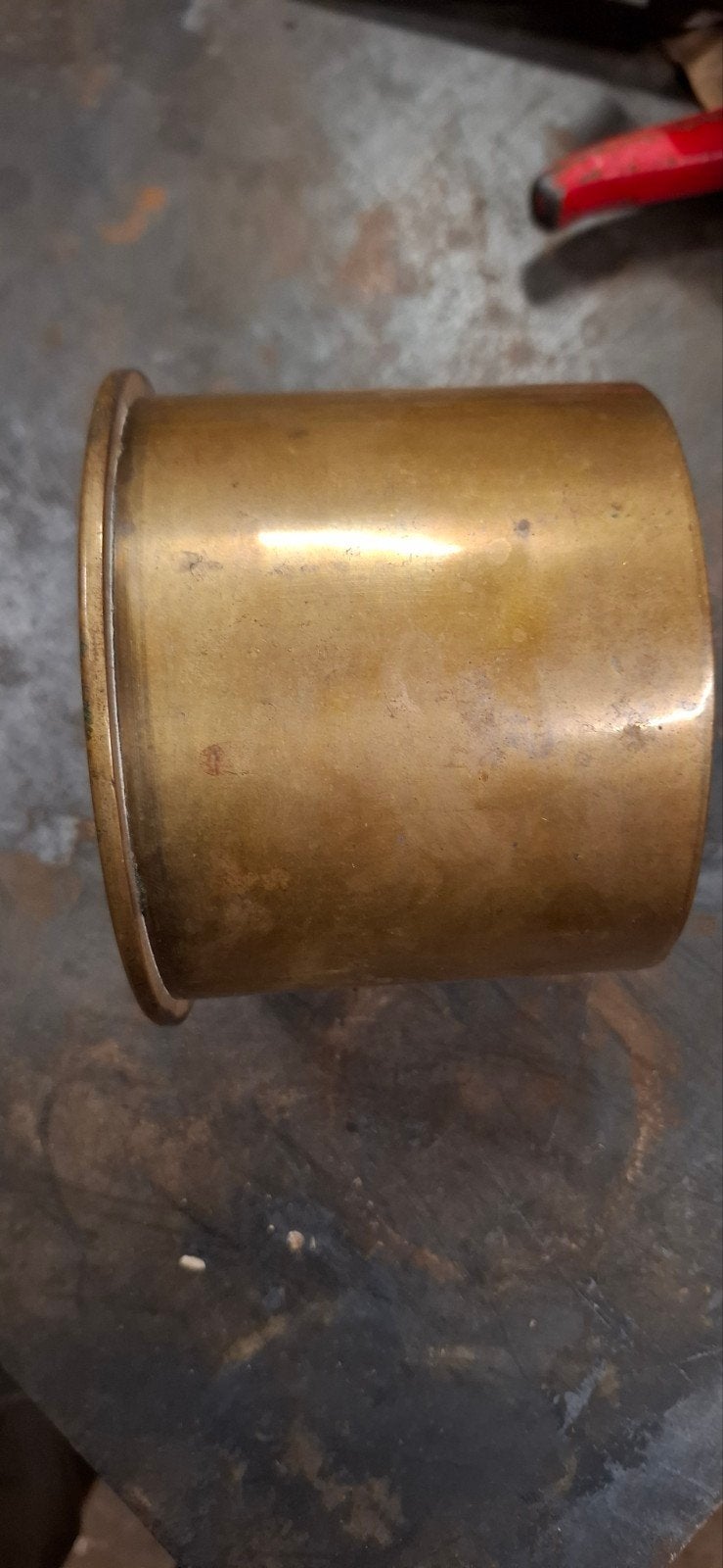 belgische 105mm huls wo1, Verzamelen, Ophalen of Verzenden