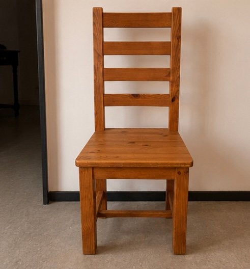 6 chaises en TECK, Ophalen, Gebruikt, Hout, Vijf, Zes of meer stoelen
