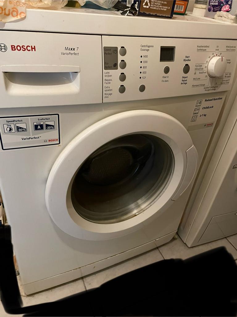 Machine à laver Bosch Maxx 7 VarioPerfect-7 kg,énergétique A, Electroménager, Lave-linge, Comme neuf, Chargeur frontal, 6 à 8 kg