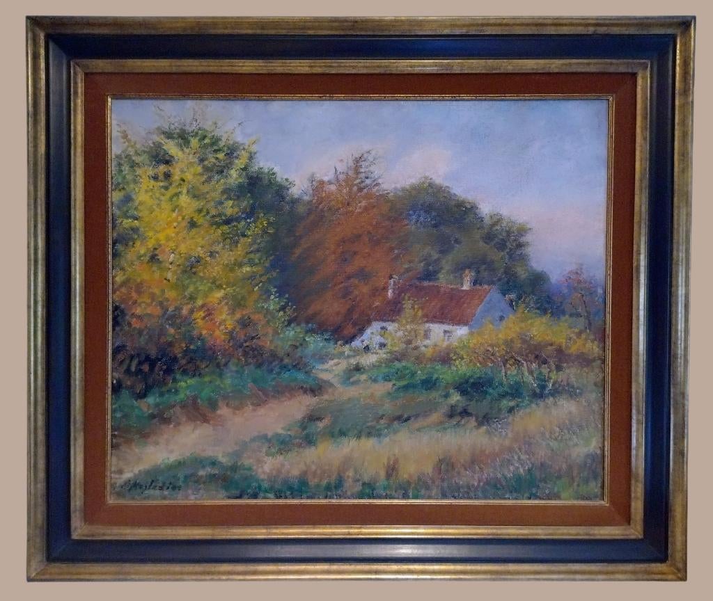 HAZLEDINE ALFRED(1876-1954) HST de 65 x 80., Enlèvement