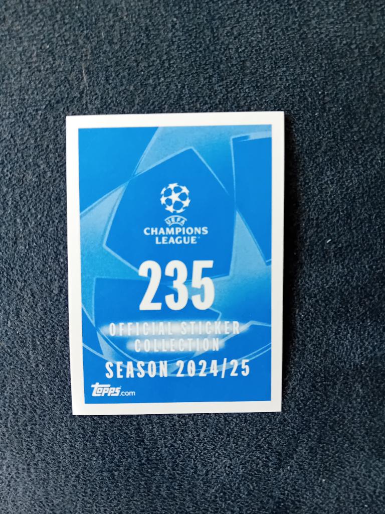 Sticker Topps 24/25 nr 235, Enlèvement ou Envoi, Neuf, Autocollant