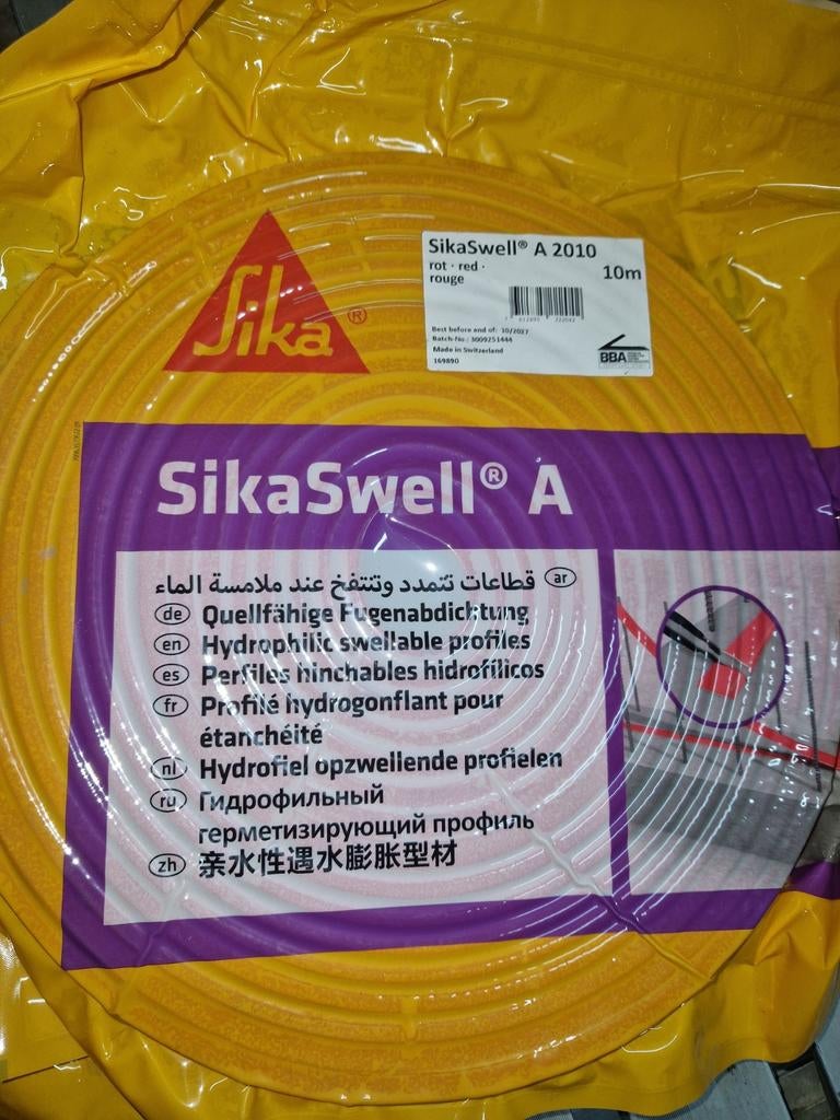 Sika swell A2010 10m 3 pakken, Bricolage & Construction, Enlèvement