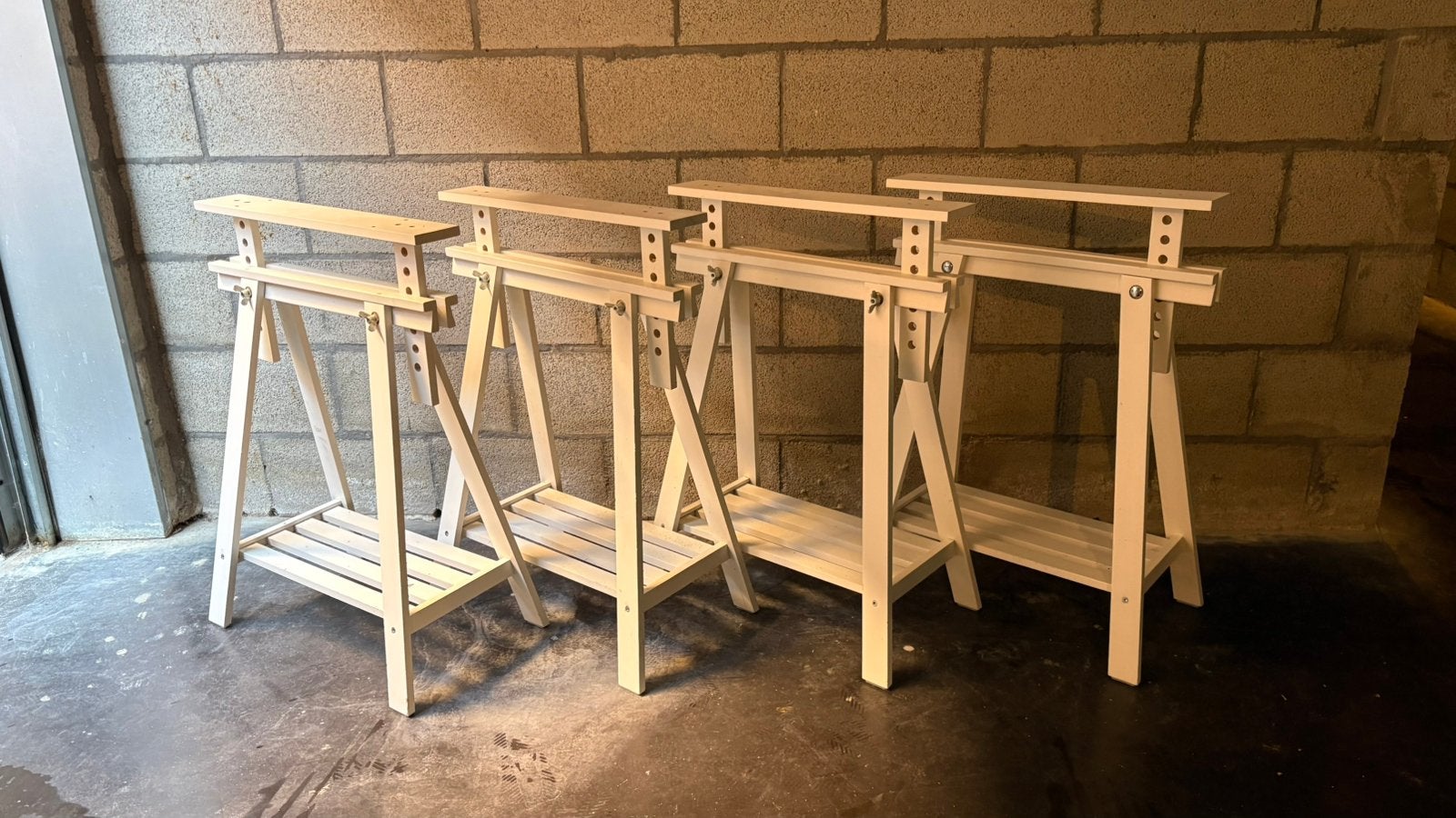 Tréteaux de table réglables en hauteur, Maison & Meubles, Tables | Tables à manger, Comme neuf, Enlèvement