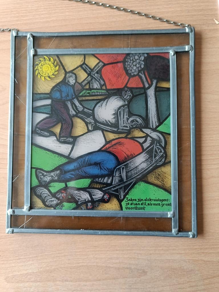 Glasraam, Ophalen