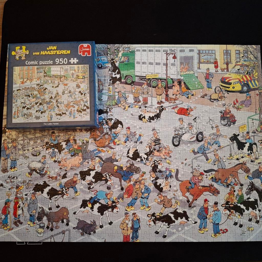 Jan van Haasteren 950 stukjes, Enlèvement