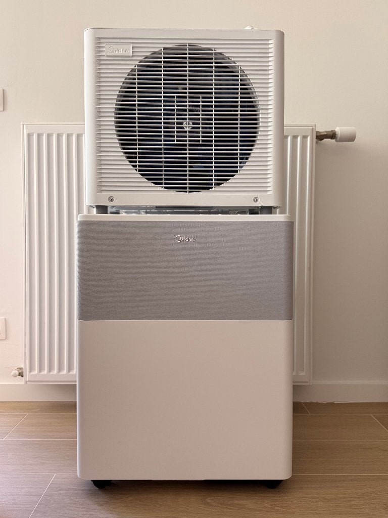 Midea PortaSplit 12 000 BTU - Climatiseur mobile split, Electroménager, Climatiseurs, 60 à 100 m³, Comme neuf, Enlèvement, Refroidissement et Déshumidification