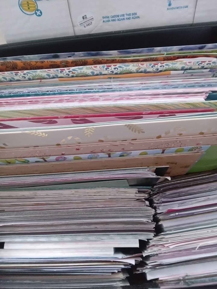gros lot feuilles bricolage scrapbooking, Hobby en Vrije tijd, Scrapbooking, Ophalen, Nieuw, Papier of Karton