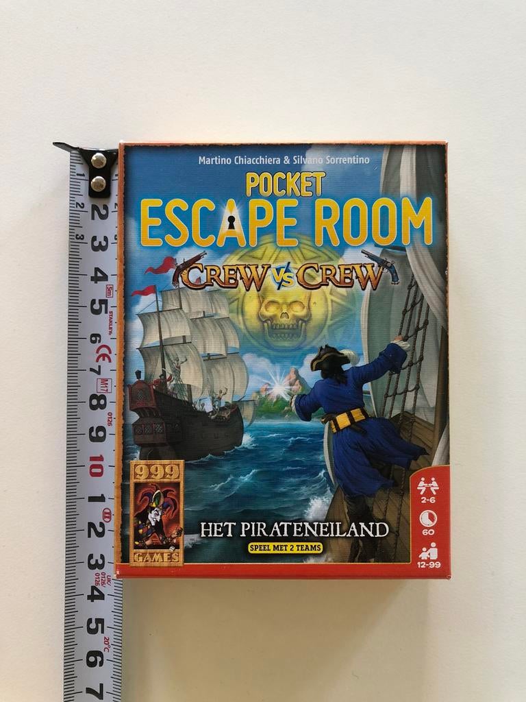 Pocket Escape Room crew vs crew, Ophalen of Verzenden, Zo goed als nieuw, Speelkaart(en)