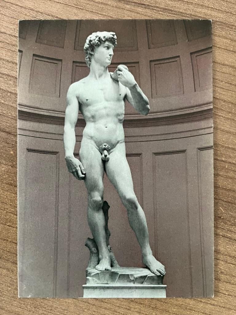 Postkaart David Van Michelangelo / Firenze, Ophalen of Verzenden