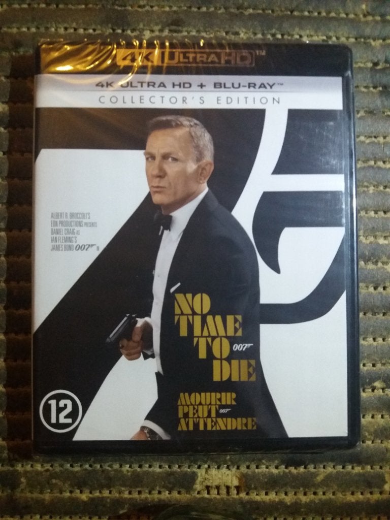 007 No Time To Die 4K + Blu-ray Collector's Edition, Nederlands, Inclusief extra's, Engels, Film