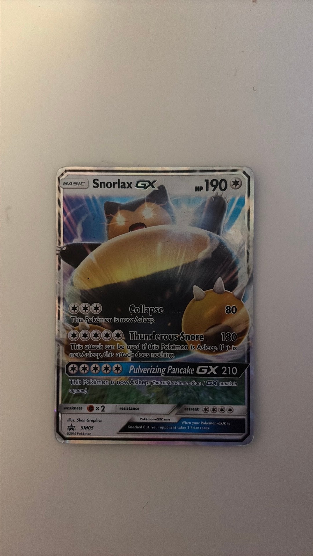 Snorlax, Ophalen of Verzenden, Zo goed als nieuw, Losse kaart