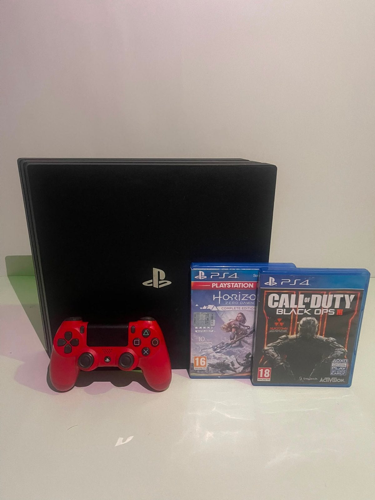 PS4 Pro 1TB + 2 Games + Rode Sony Controller, Met games, Ophalen of Verzenden, Zo goed als nieuw, 1 TB