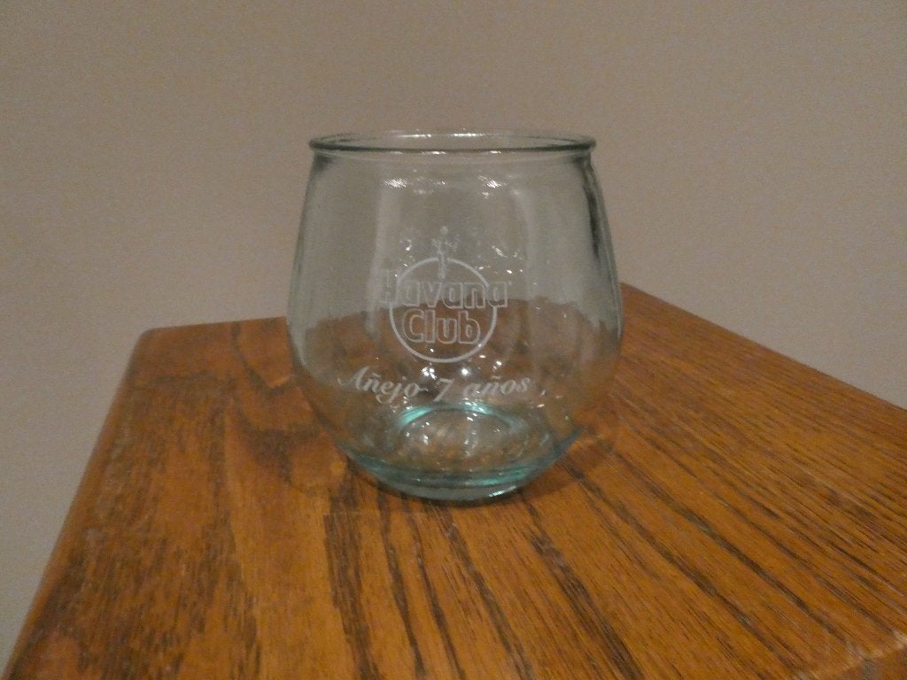 rumglazen havana club  7 anos - 33 cl, Verzamelen, Ophalen of Verzenden, Nieuw, Overige typen