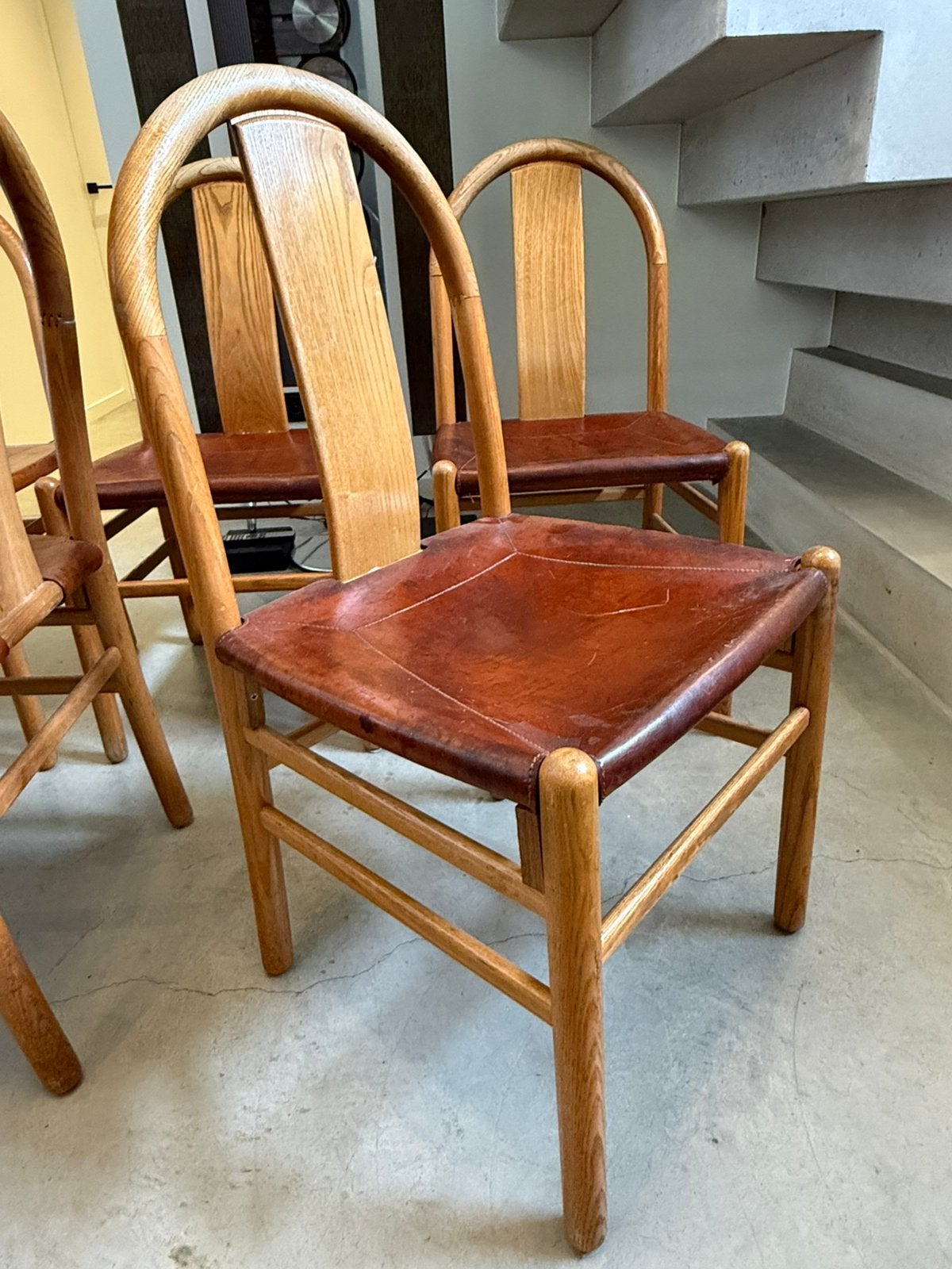 5 Vintage stoelen van Annig Sarian, Enlèvement