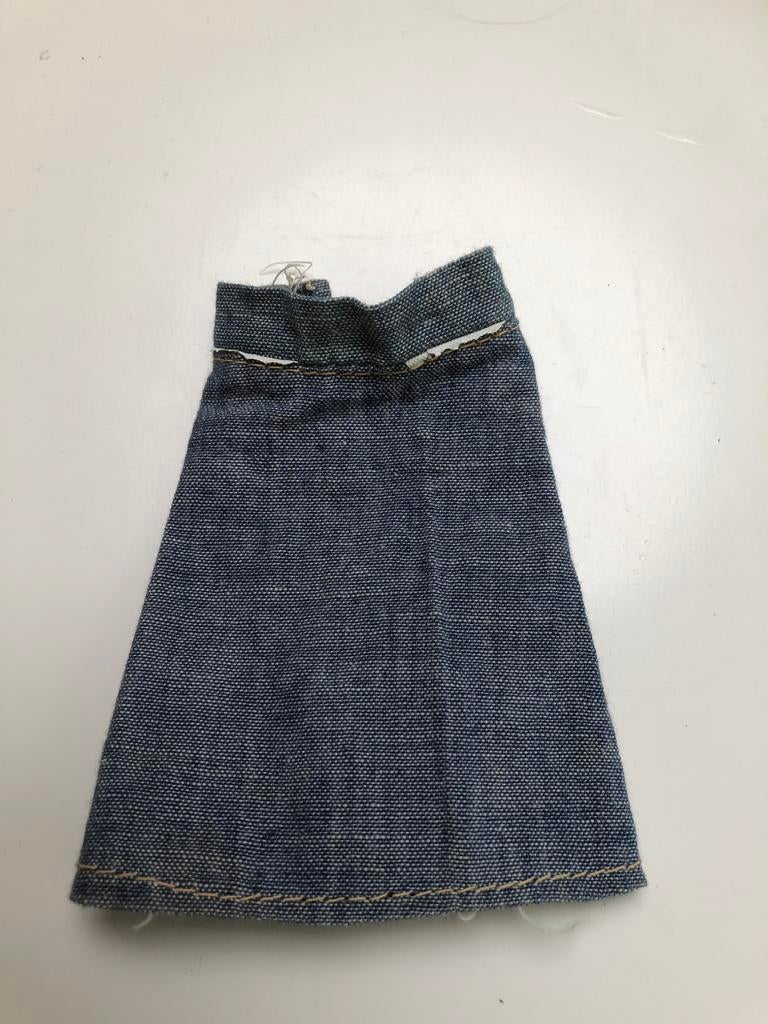 Barbiepop kledij jeansrok, Enlèvement ou Envoi, Utilisé, Barbie