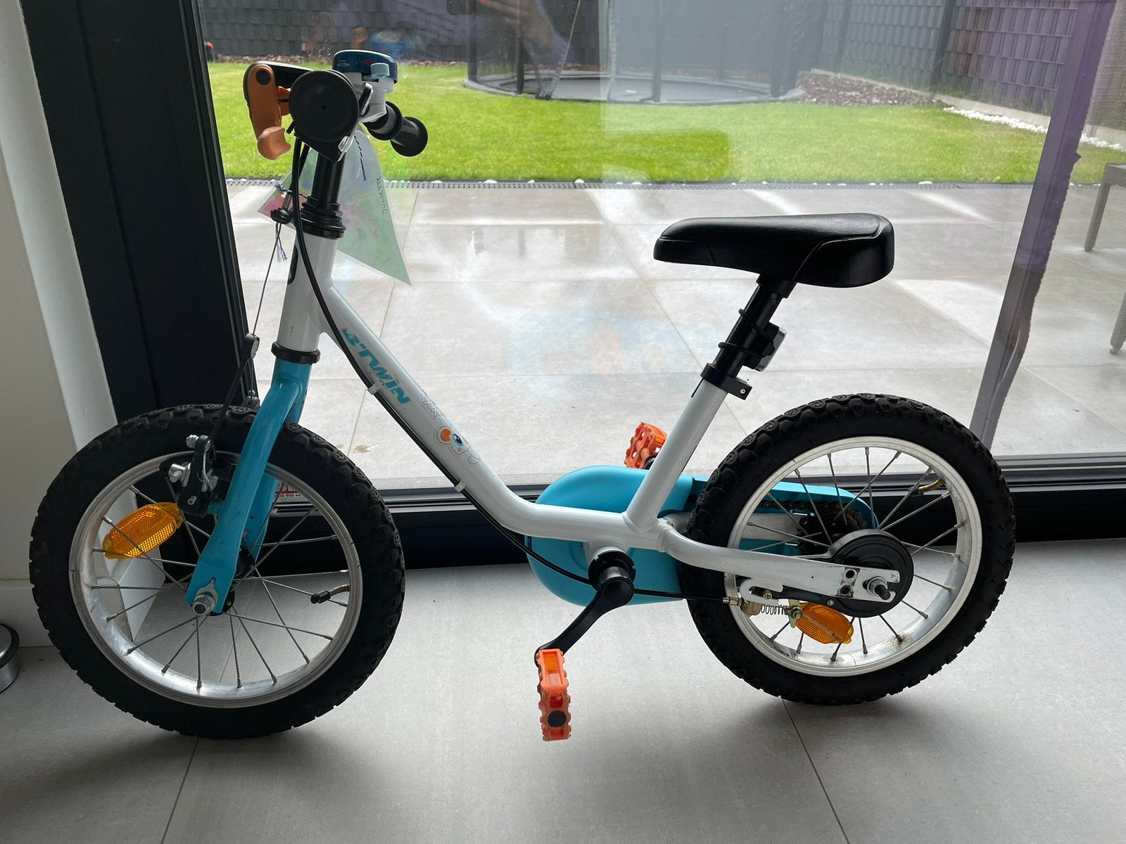 B'TWIN Arctic 100 14 inch kinderfiets, Enlèvement, Utilisé, Moins de 16 pouces