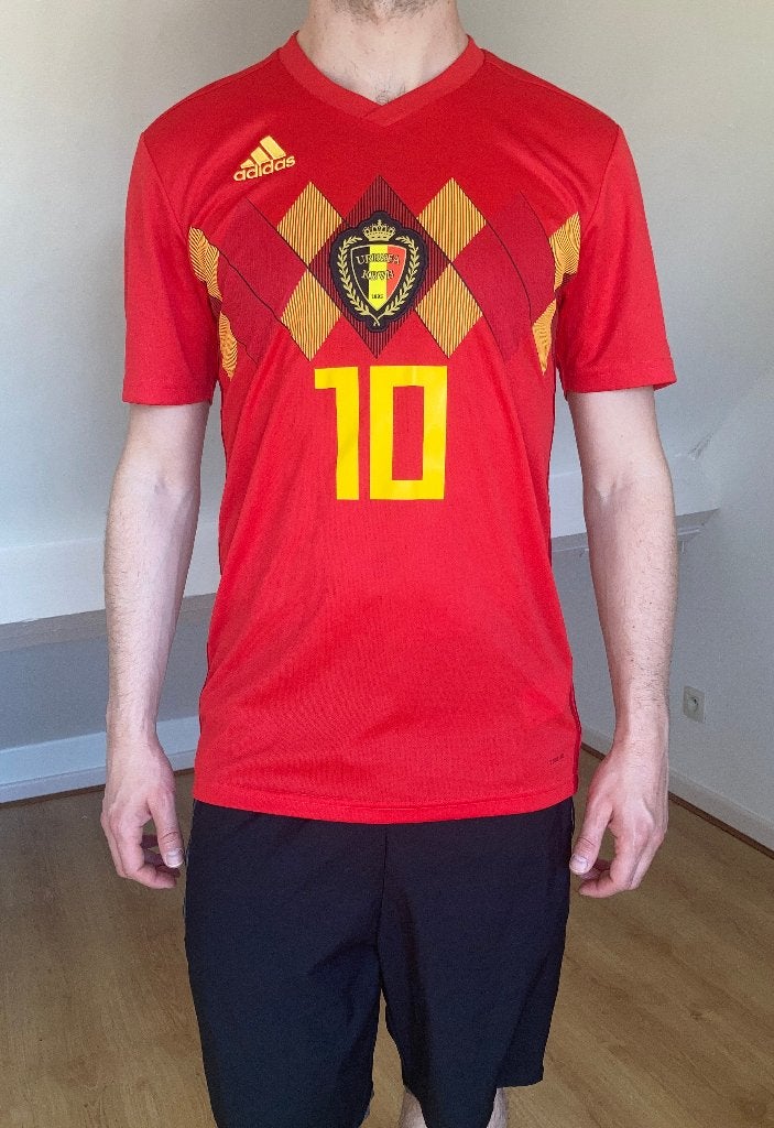 Maillot Diables Rouges Coupe du monde 2018 Hazard – S – neuf, Enlèvement ou Envoi, Adidas, Taille 46 (S) ou plus petite, Neuf
