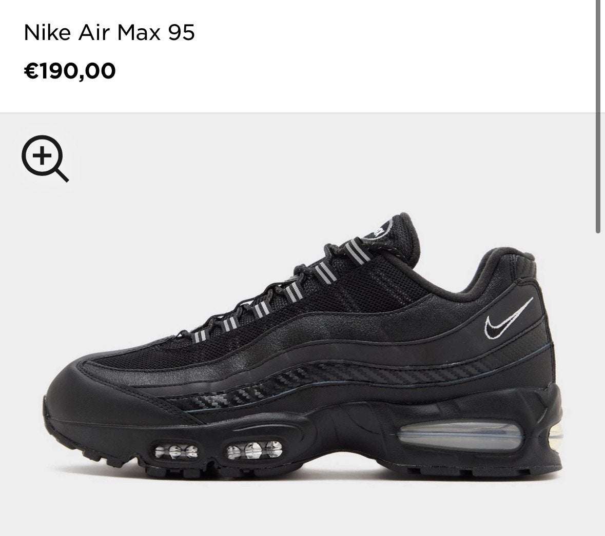 Nike air max 95, Sport en Fitness, Overige Sport en Fitness, Ophalen, Zo goed als nieuw