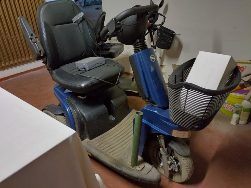 Scootmobiel blauw, Diversen, Brommobielen en Scootmobielen, Ophalen, Gebruikt