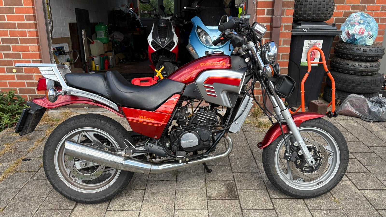 Cagiva Blues 2 temps 125 28 ch sur a1 roadster à moteur A1, Motos, Entreprise, 2 cylindres