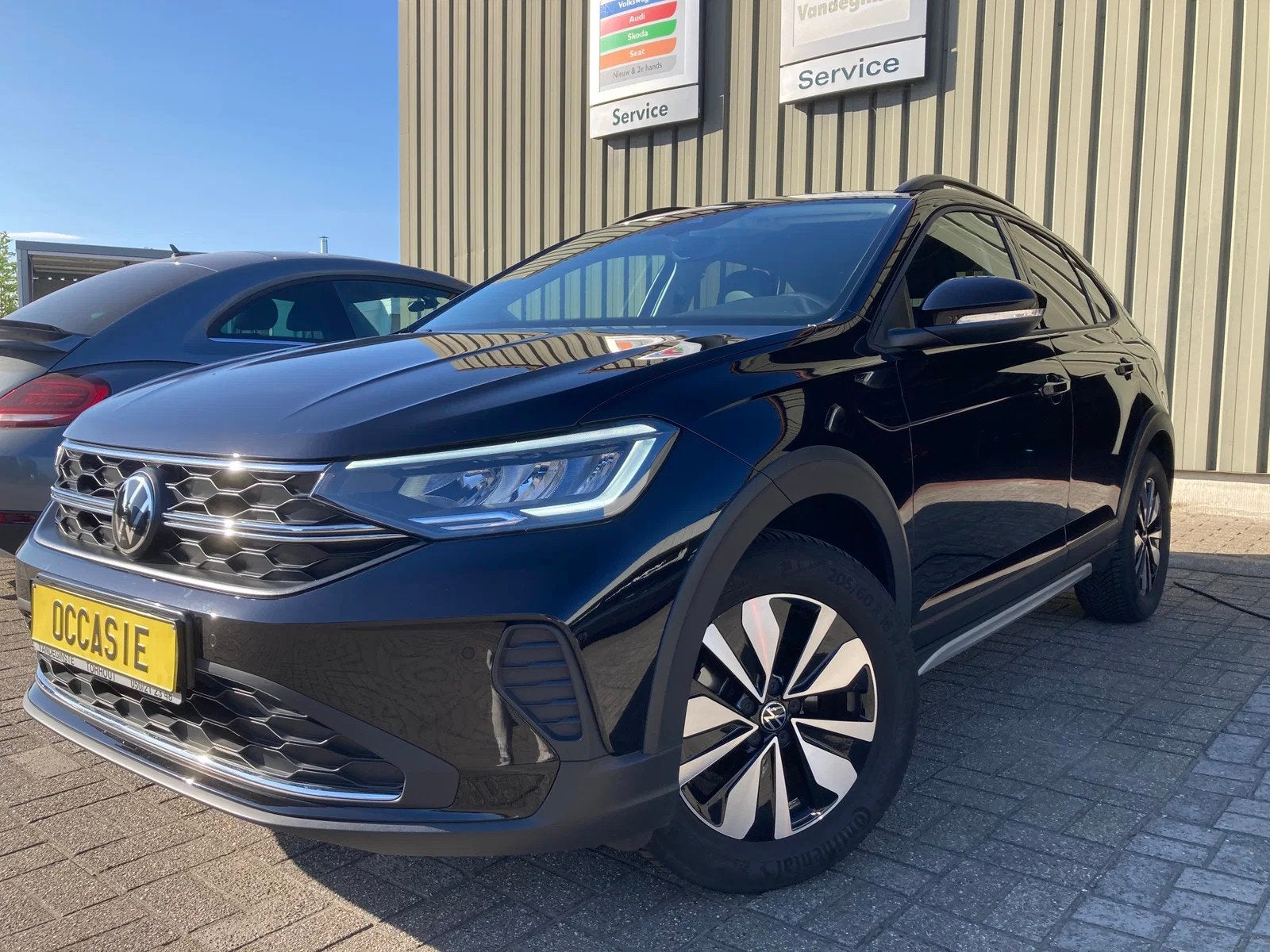 Volkswagen Taigo Goal -LEDER/Stof -GPS -Airco -Apple Carplay, Achat, Entreprise, Noir, 5 portes
