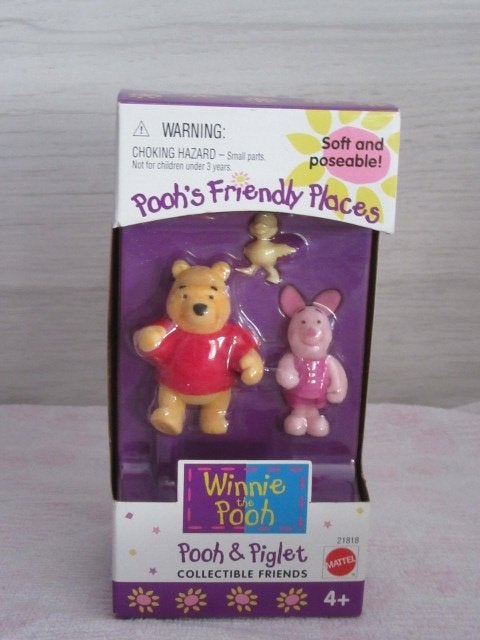 Winnie de poeh + Knorretje : Figuurtjes - nieuw - vintage, Verzamelen, Ophalen of Verzenden, Winnie de Poeh of vrienden, Nieuw