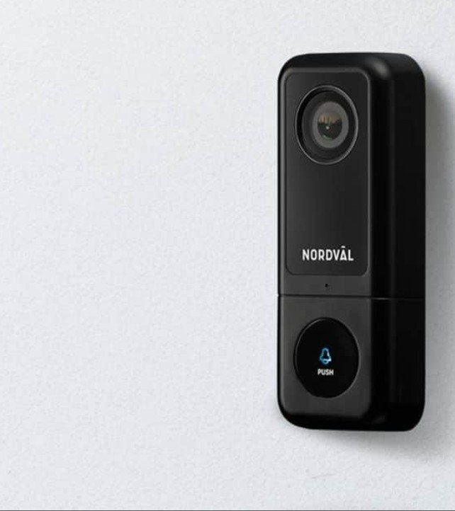 Sonnette connectée NordVäl et carillon externe, Enlèvement ou Envoi, Compatible avec les smartphones, Utilisé