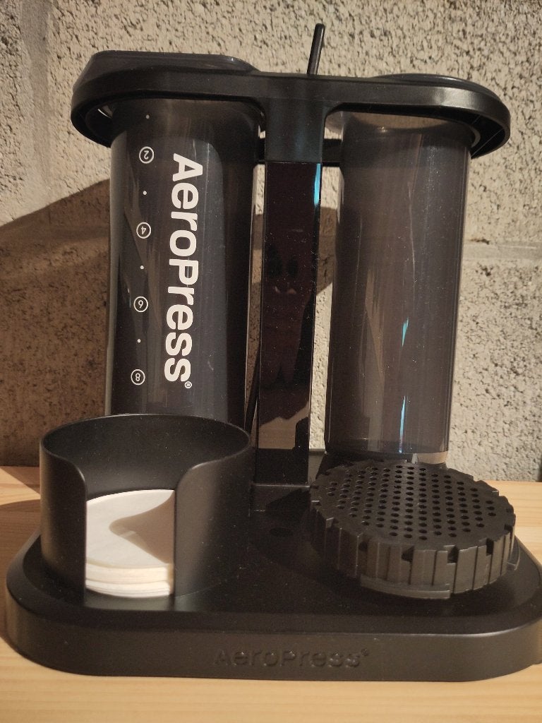 AeroPress XL Koffiemaker Originele AeroPress Organizer Stand, Ophalen, Nieuw, Gemalen koffie