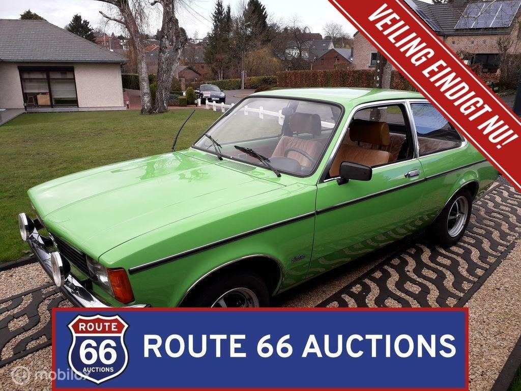 Opel Kadett C 1.2 S | 1978 | Route 66 Auctions, Auto's, Zwart, Bedrijf, Overige carrosserie, Opel