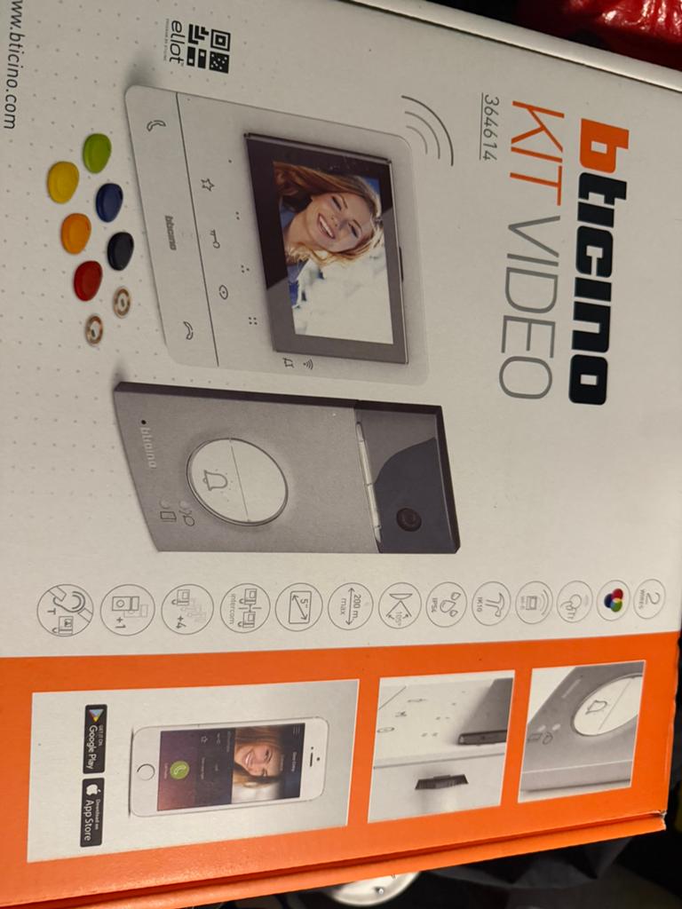 Videofonie Ticino met smartphone bediening, Ophalen, Compatibel met smartphone, Nieuw, Bedraad