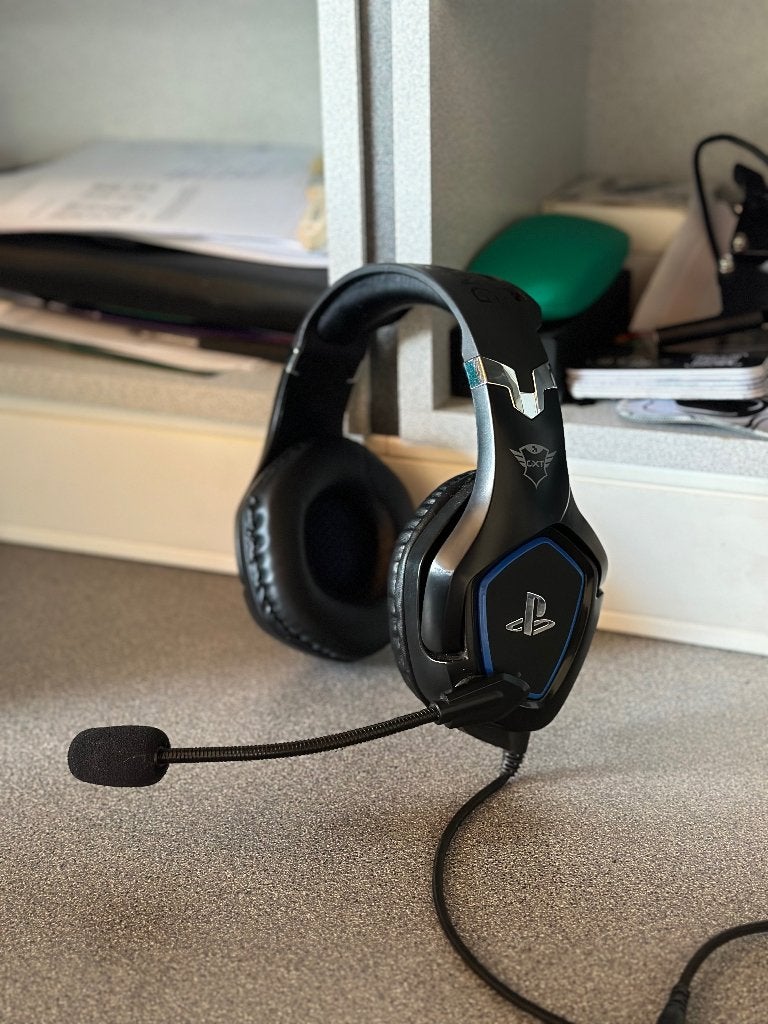 Playstation headset, Informatique & Logiciels, Casques micro, Comme neuf, Enlèvement, Trust, Filaire