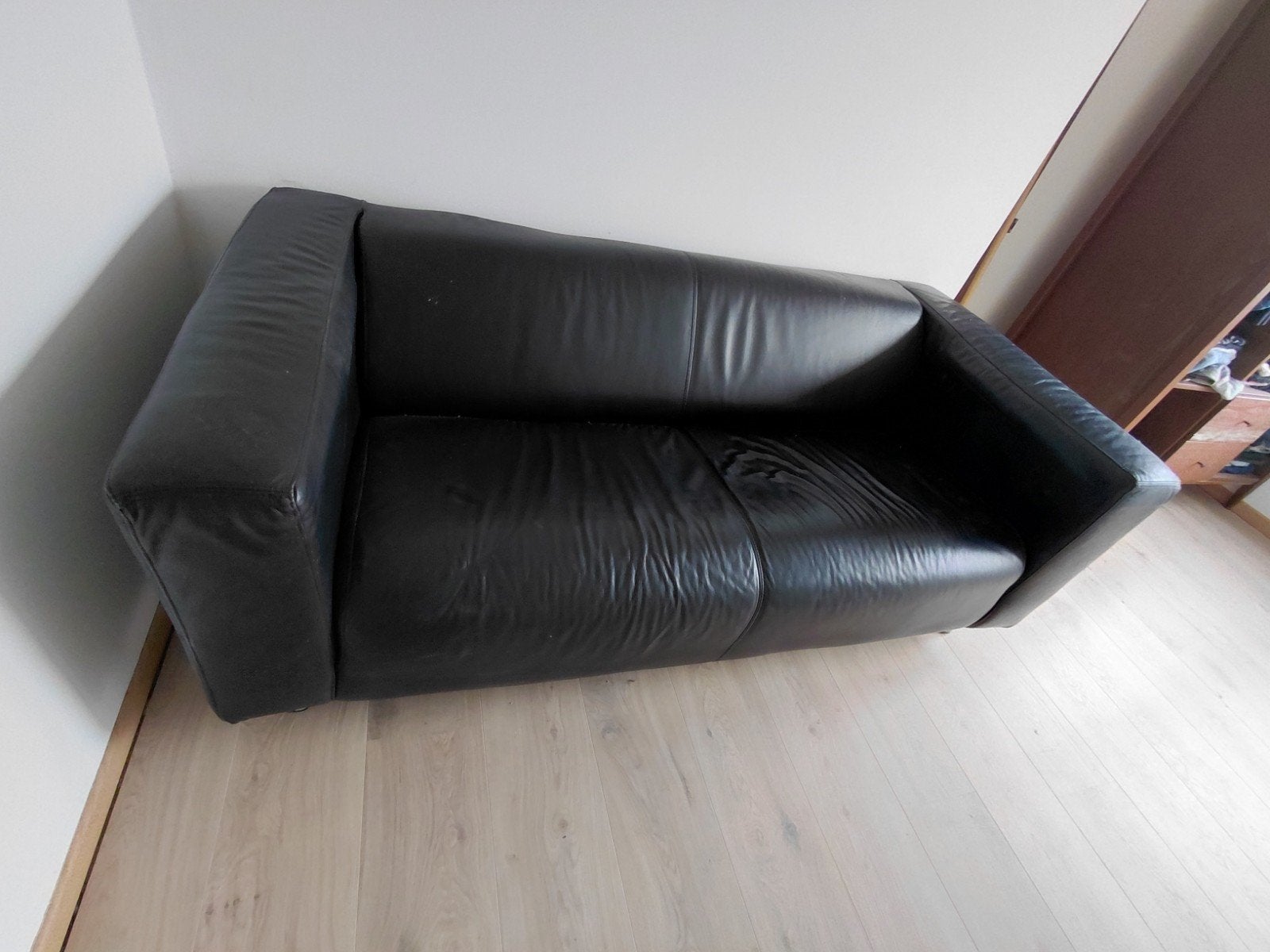 top leren 3zit perfect inorde afhalen Turnhout mint cond., Ophalen, 125 tot 150 cm, Zo goed als nieuw, Modern