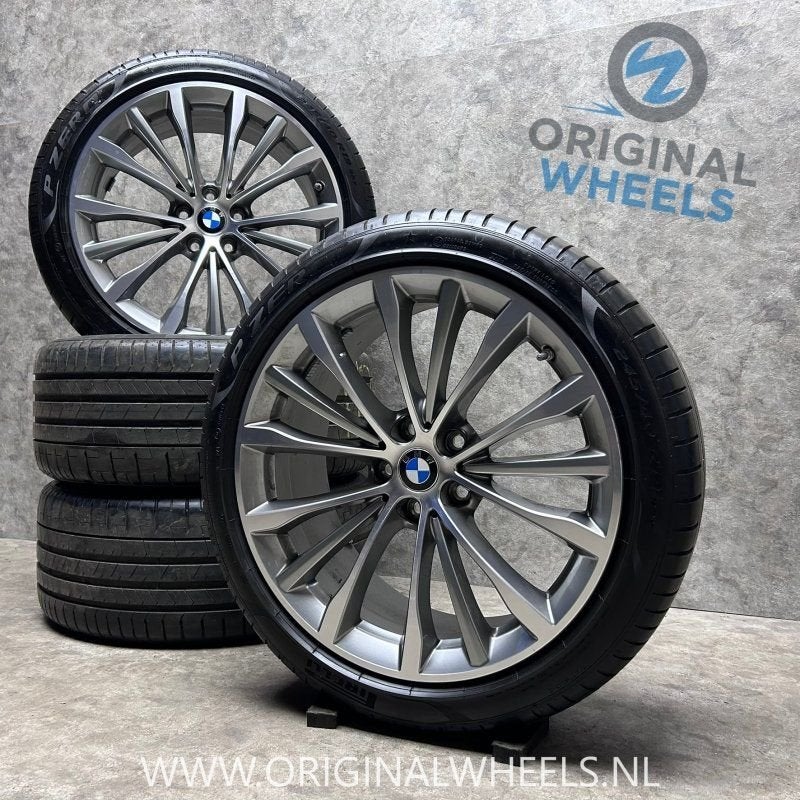 19 inch originele velgen + zomerbanden BMW 5 serie G30 G31, Autos : Pièces & Accessoires, Pneus et Jantes, Véhicule de tourisme