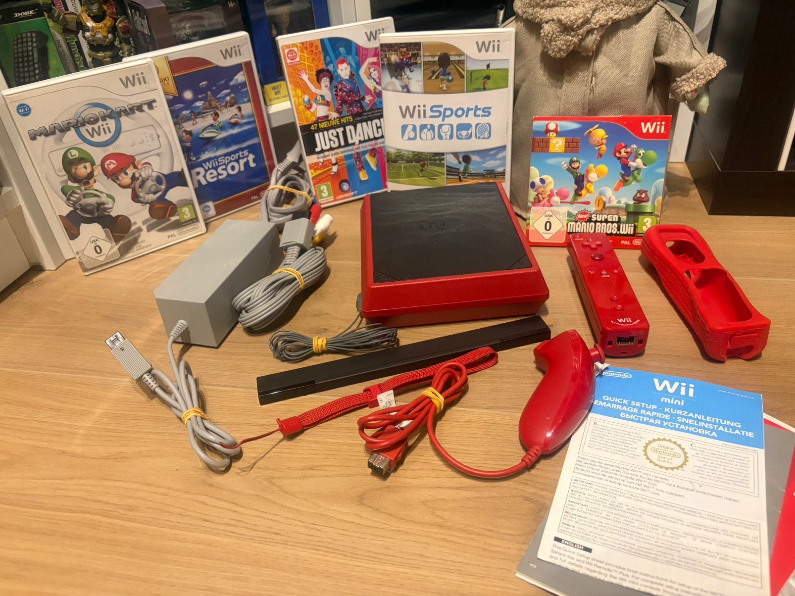 Wii mini pakket, Games en Spelcomputers, Spelcomputers | Nintendo Wii, Ophalen, Zo goed als nieuw