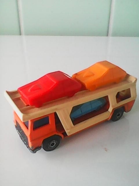 Vintage Matchbox Car Transporter AFHALING LEES BESCHRIJVING, Enlèvement, Utilisé, Voiture, Matchbox